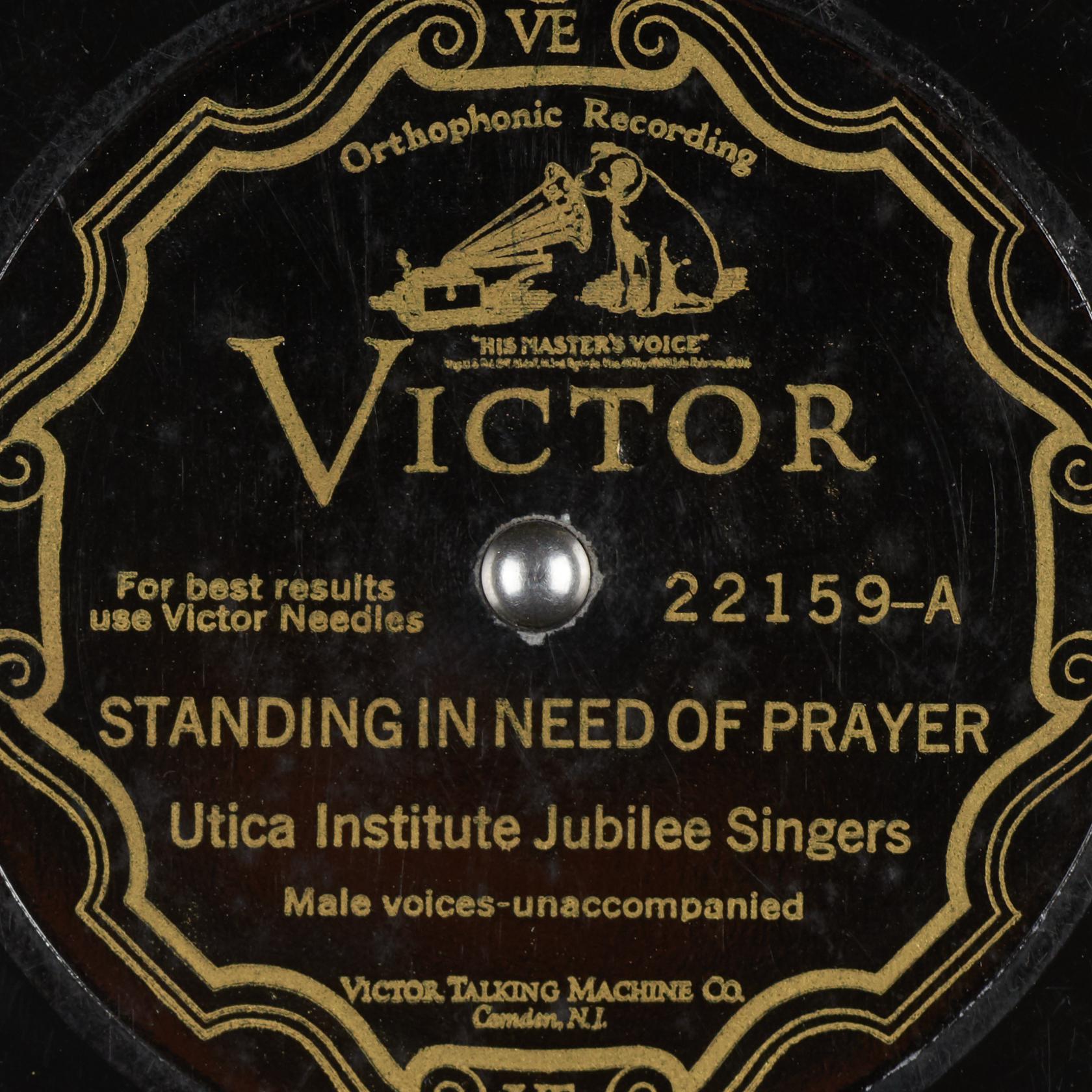 Standing in Need of Prayer label