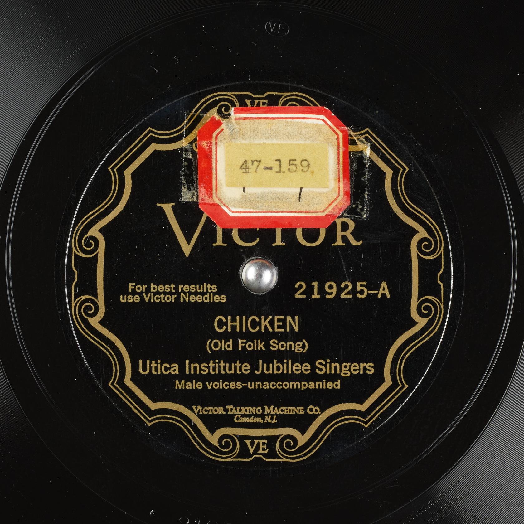 Utica Jubilee record - Chicken