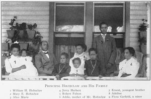 Principal Holtzclaw and his family